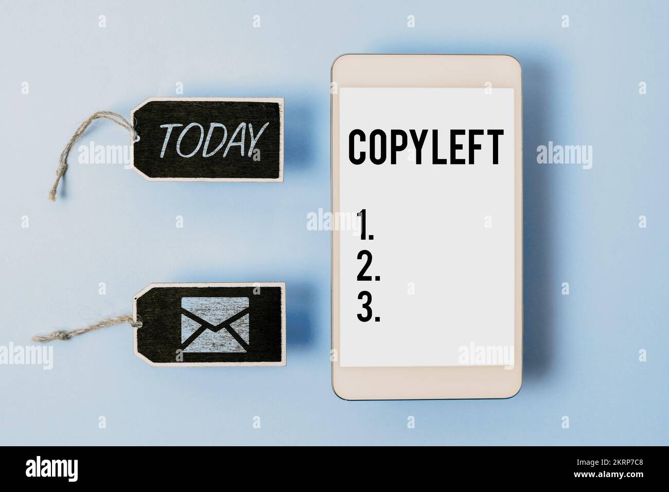 Conceptual display Copyleft, Business concept the right to freely use ...