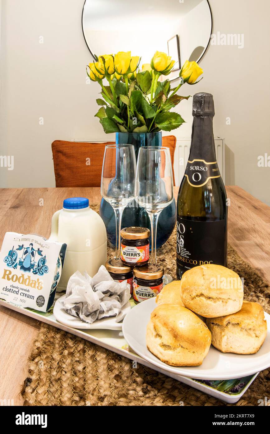 The pack on the dining table in an airbnb property available