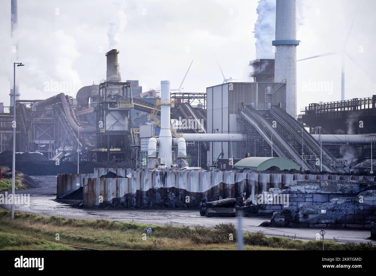 Tata steel factory in Ijmuiden, Netherlands Stock Photo - Alamy