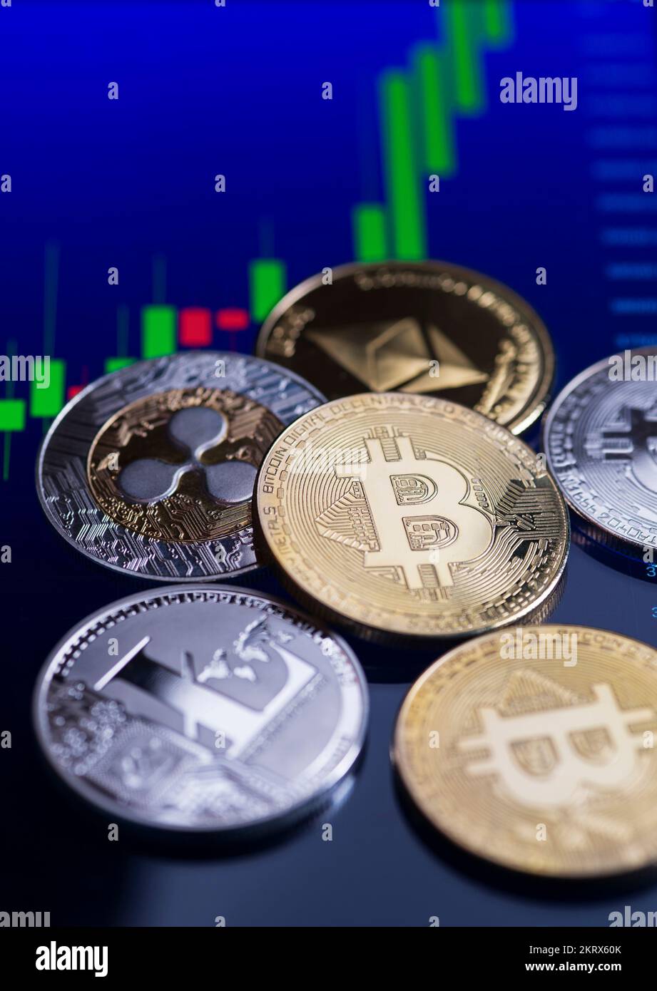 Bitcoin Altcoin cryptocurrency Stock Photo - Alamy