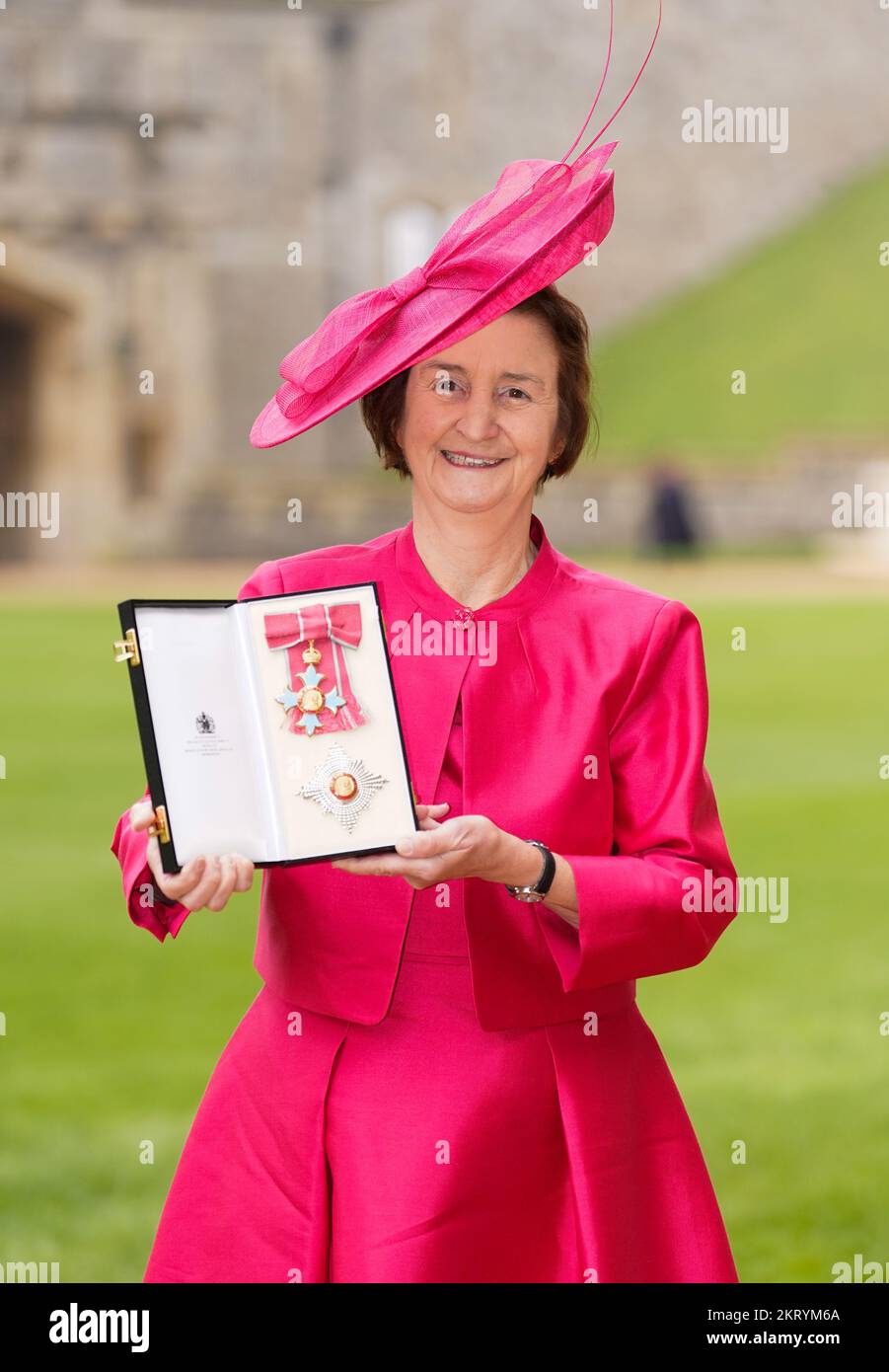 Dame Nia Griffith after being made a Dame Commander by King Charles III at Windsor Castle. Picture date: Tuesday November 29, 2022. Stock Photo