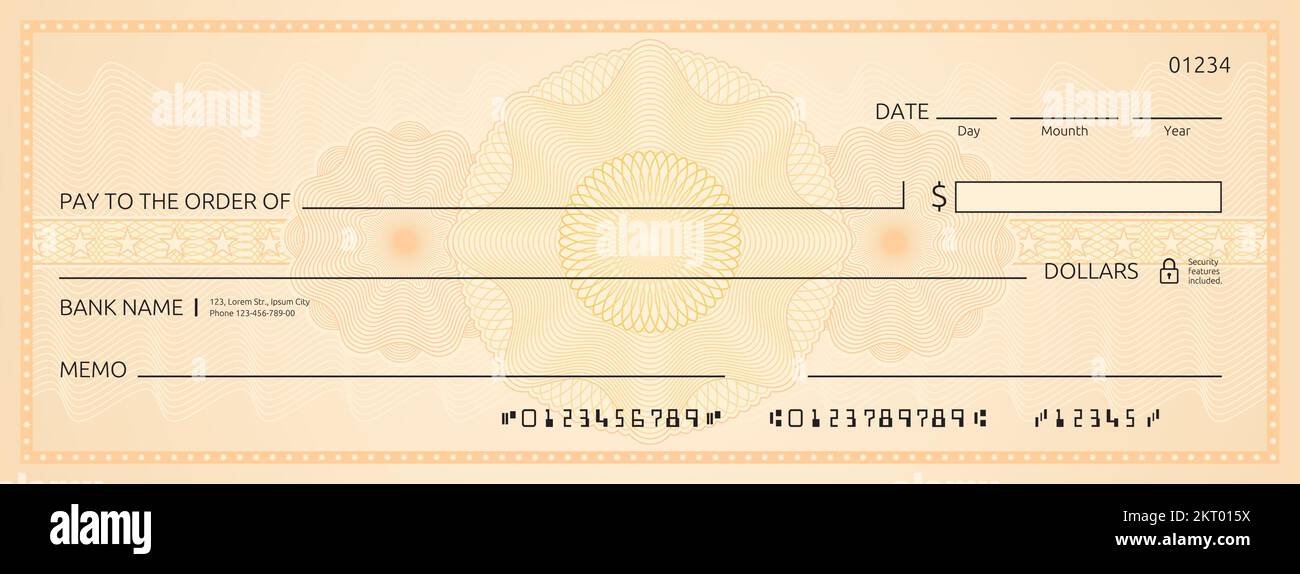 Charity donation cheque Stock Vector Images - Alamy