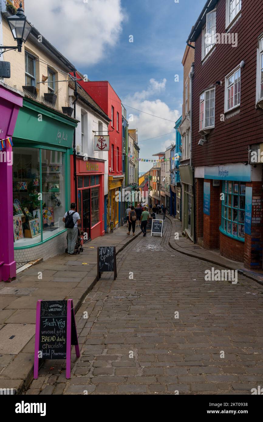 Folkestone, United Kingdom 11 September, 2022 colorful city