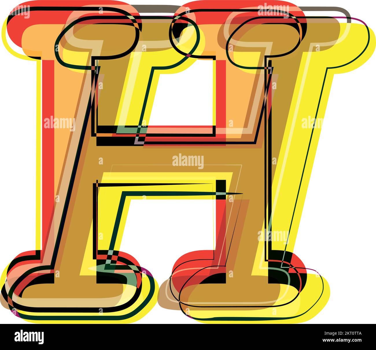 Abstract Colorful Letter H Vector illustration Stock Vector Image Art Abstract Colorful Letter H Vector illustration Stock Vector Image Art
