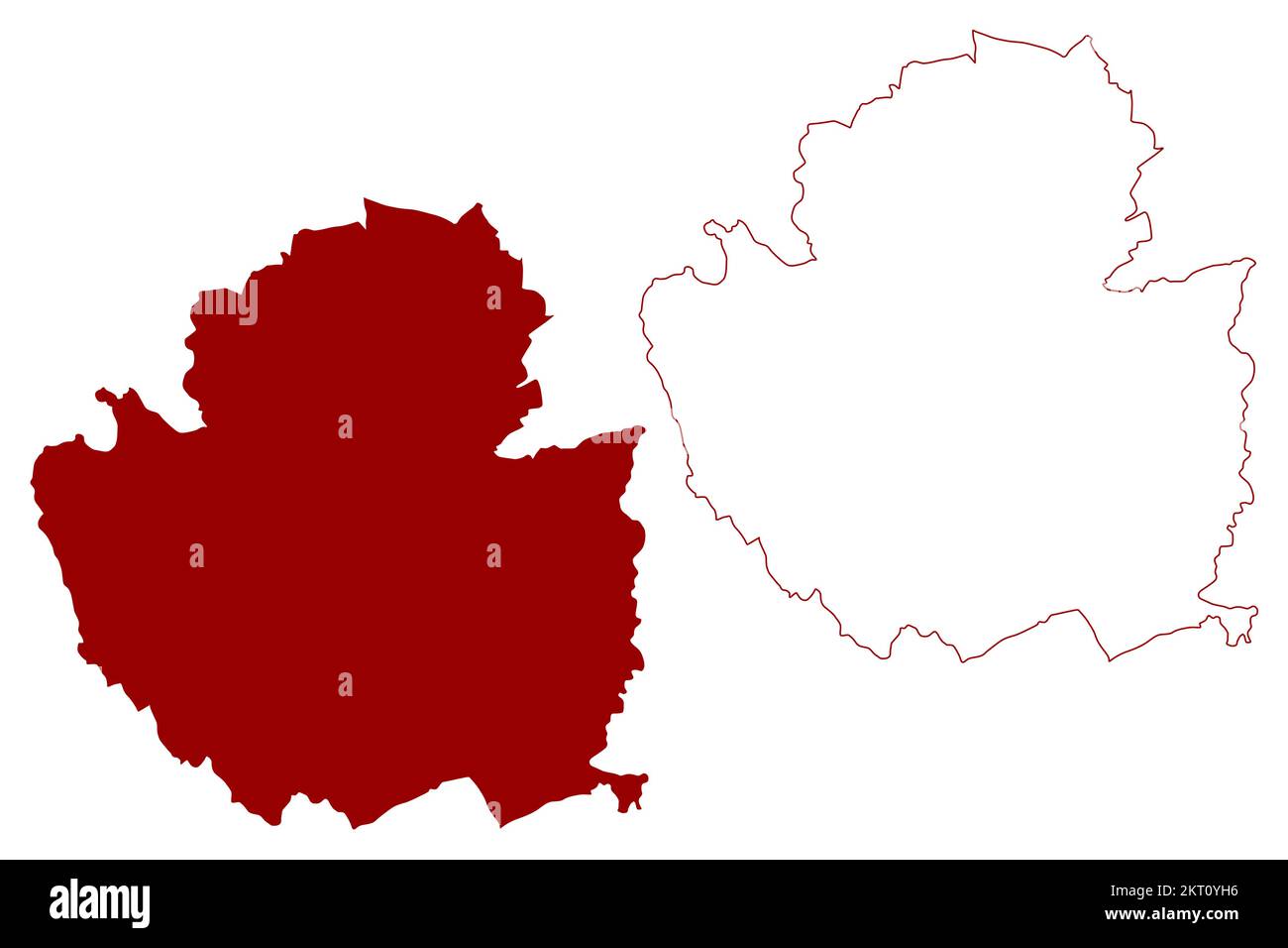 York Unitary authority area with city status (United Kingdom of Great ...