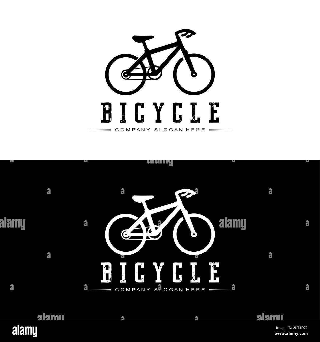 Bicycle Logo, Casual Vehicle Vector, Design Suitable For Bike Shops