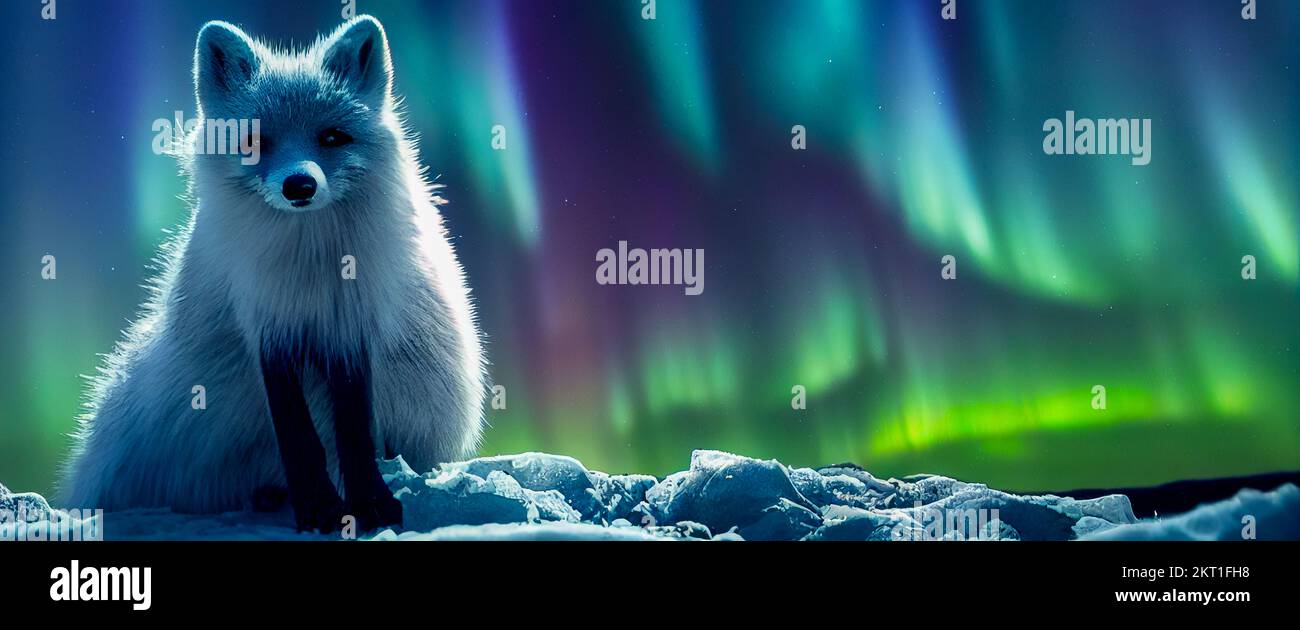 Ice iceberg fox hi-res stock photography and images - Alamy