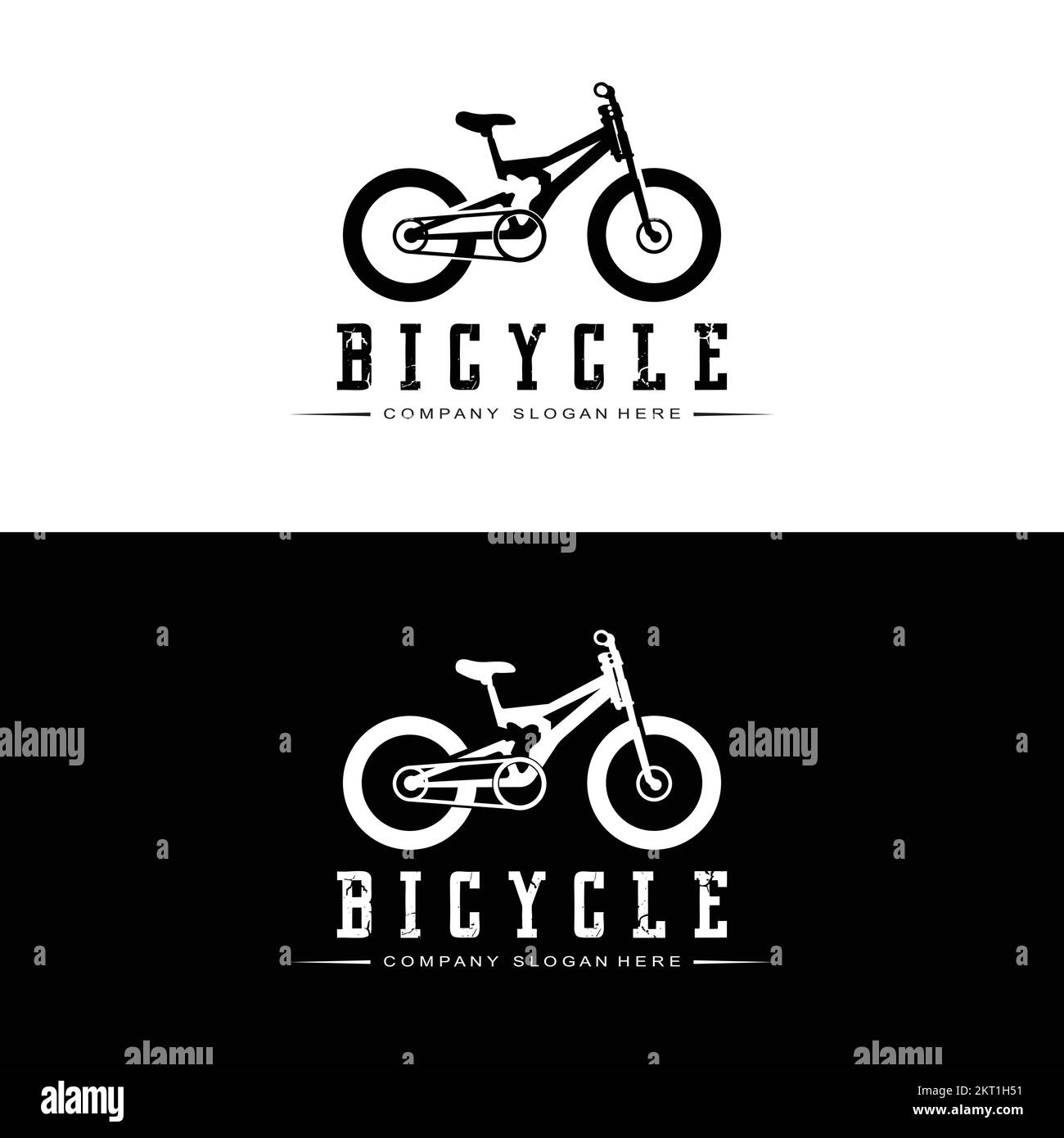 Bicycle Logo, Casual Vehicle Vector, Design Suitable For Bike Shops
