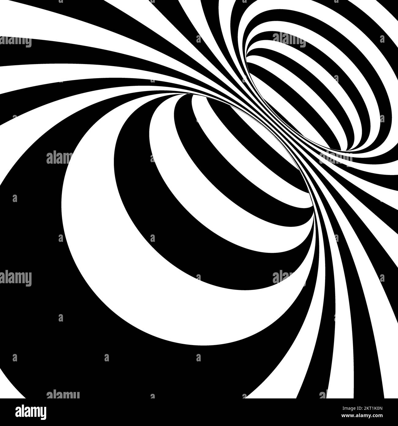 Black and white abstract background. Hypnotic image Stock Photo - Alamy