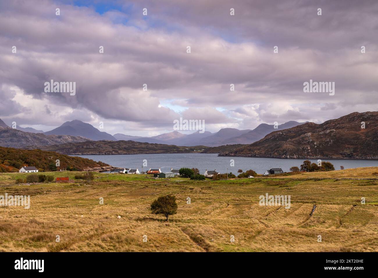 Loch Torridon in the highlands of Scotland Stock Photo