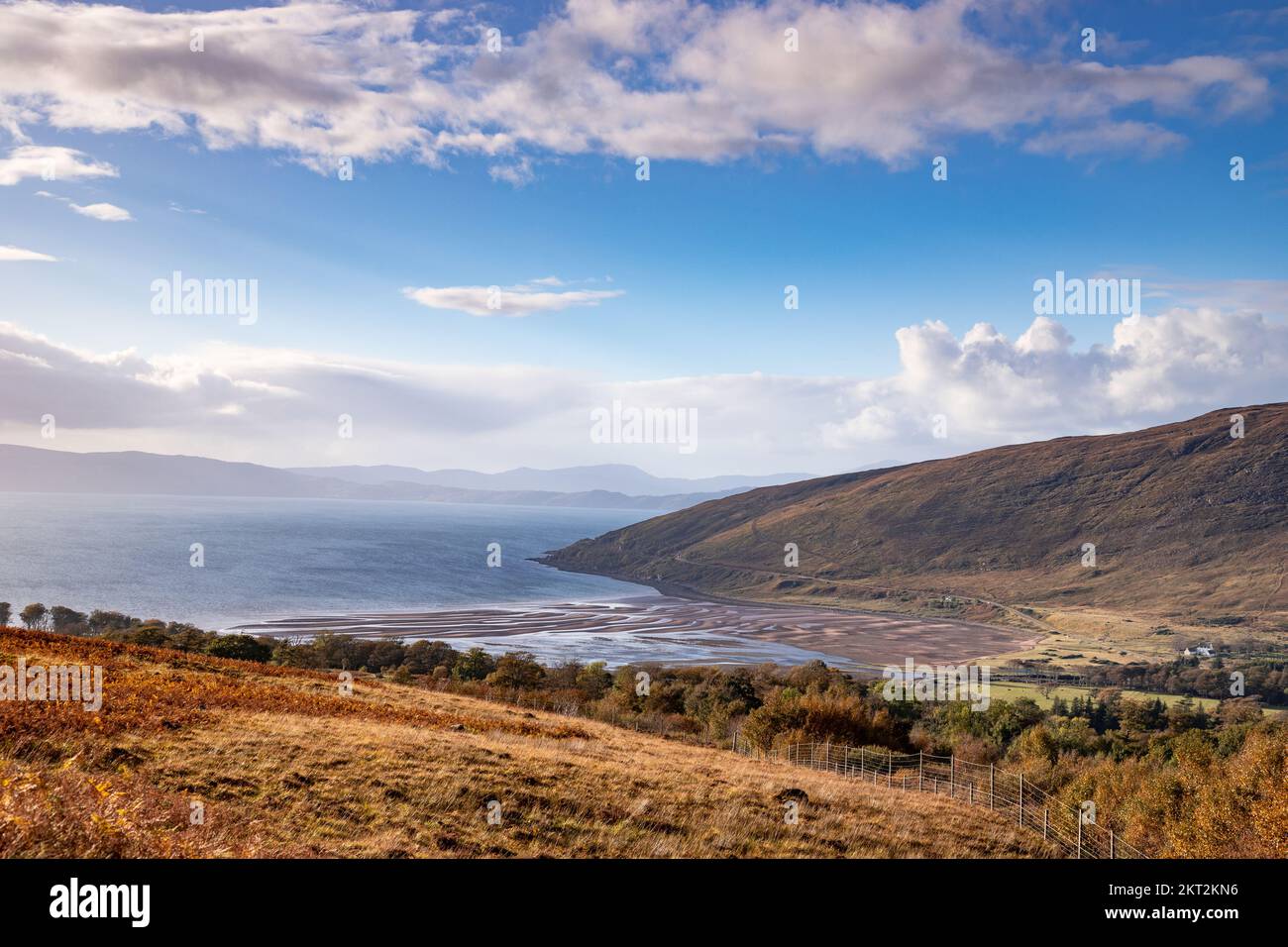 Beach at Applecross on the Atlantic coast of northwest Scotland Stock Photo