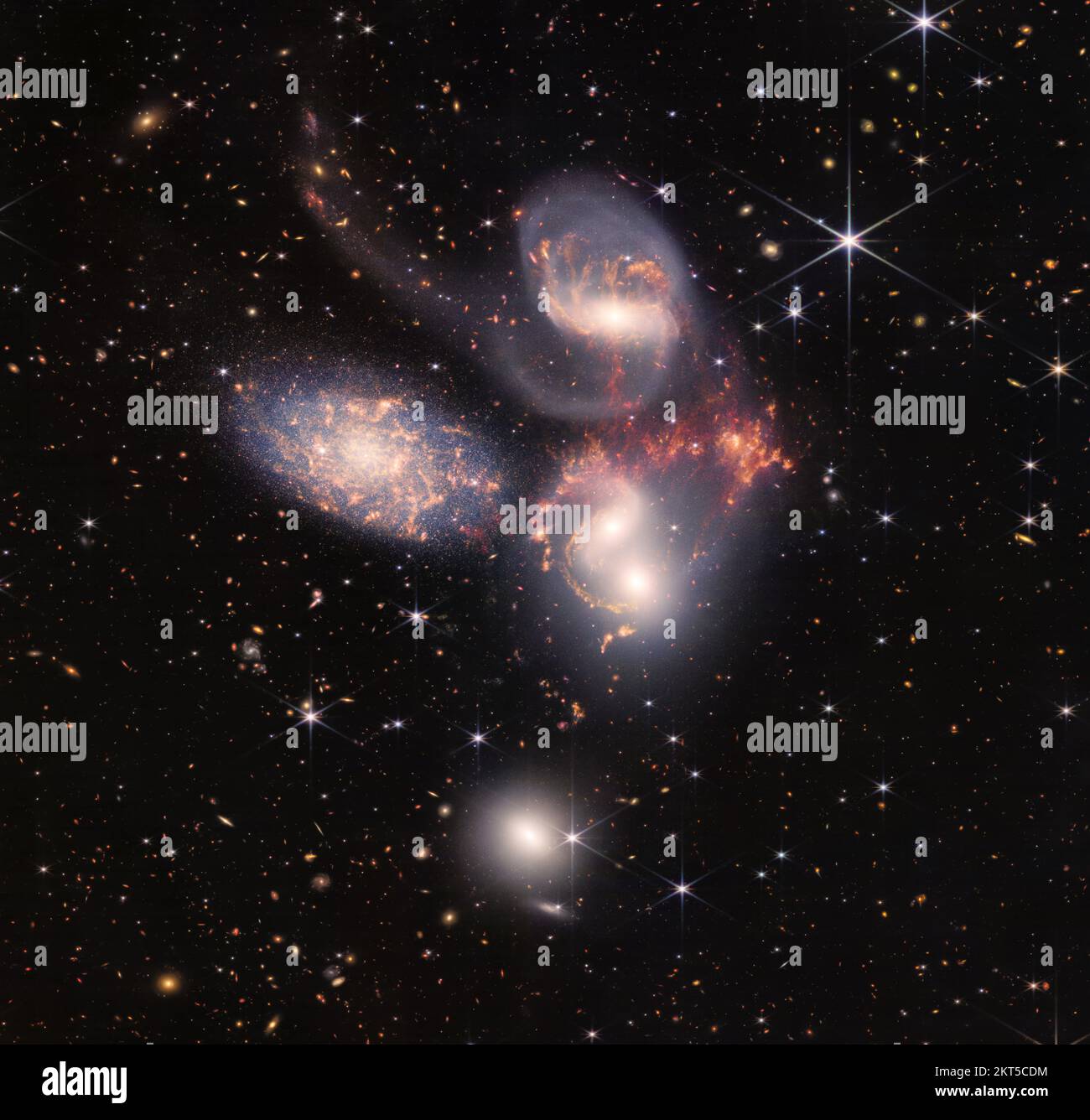 NASA’s Webb Delivers Deepest Infrared Image of Universe Yet Stock Photo