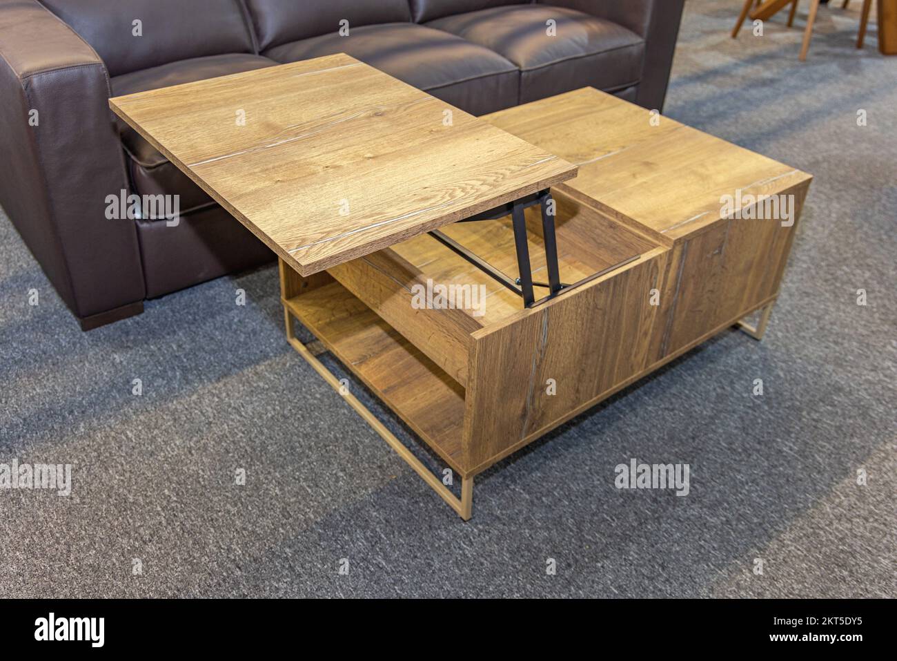 Pop Up Lifting Coffee Table Space Saving Furniture in Modern Living