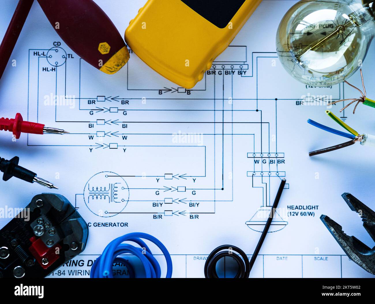 Wiring diagram hi-res stock photography and images - Alamy