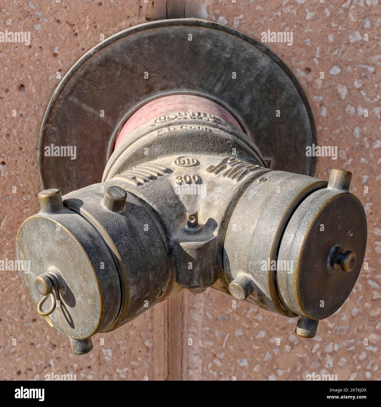 Yshaped water outlet Stock Photo Alamy