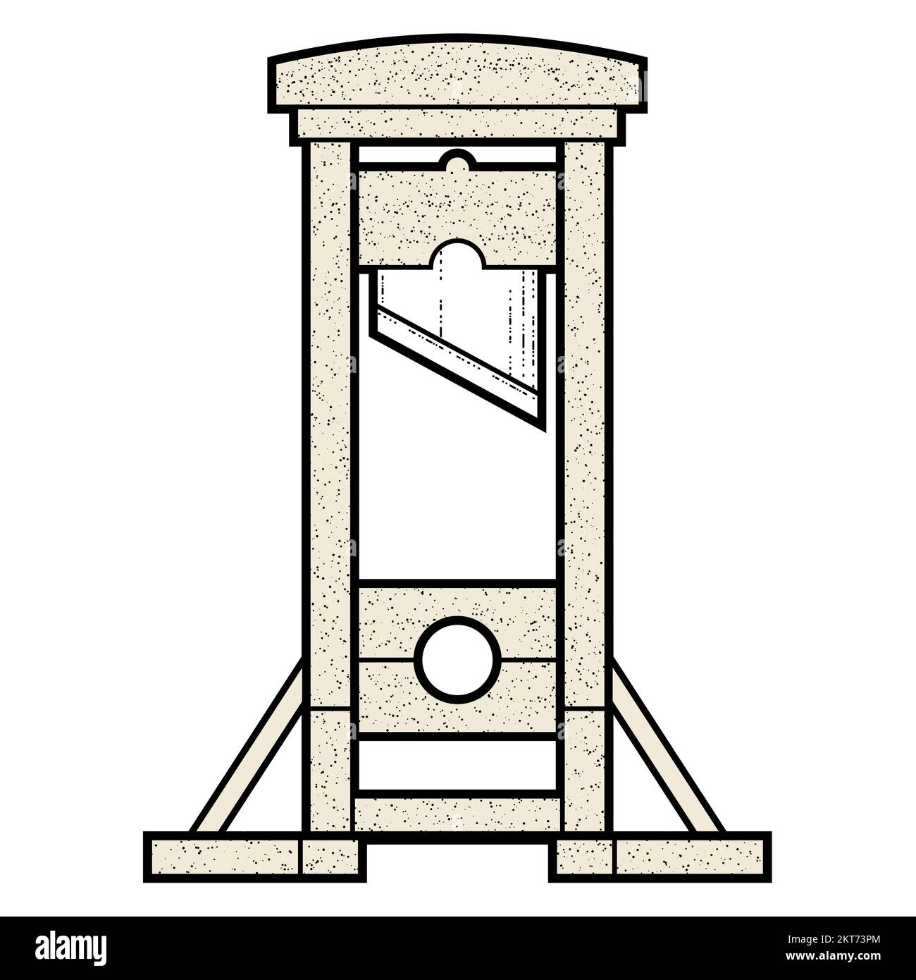 Simple Guillotine Drawing