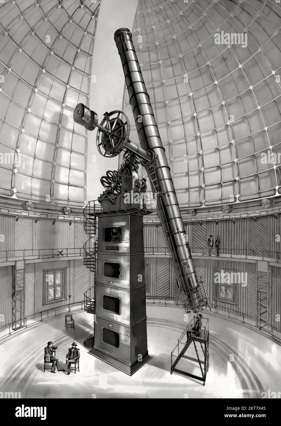 The Great Lick refractor, 19th century Stock Photo