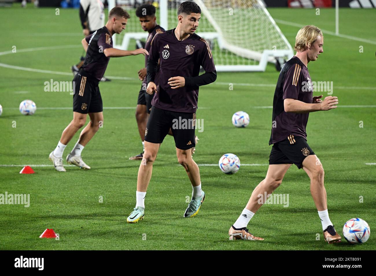 Qatar National Football Team players in action in the year 2022