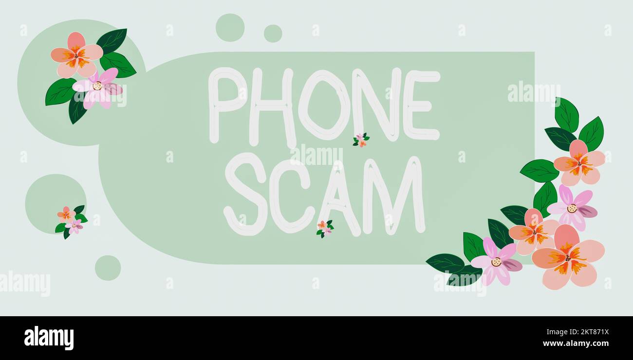 Fake Promotion Call Example Text showing inspiration Phone Scam, Conceptual photo getting unwanted ...