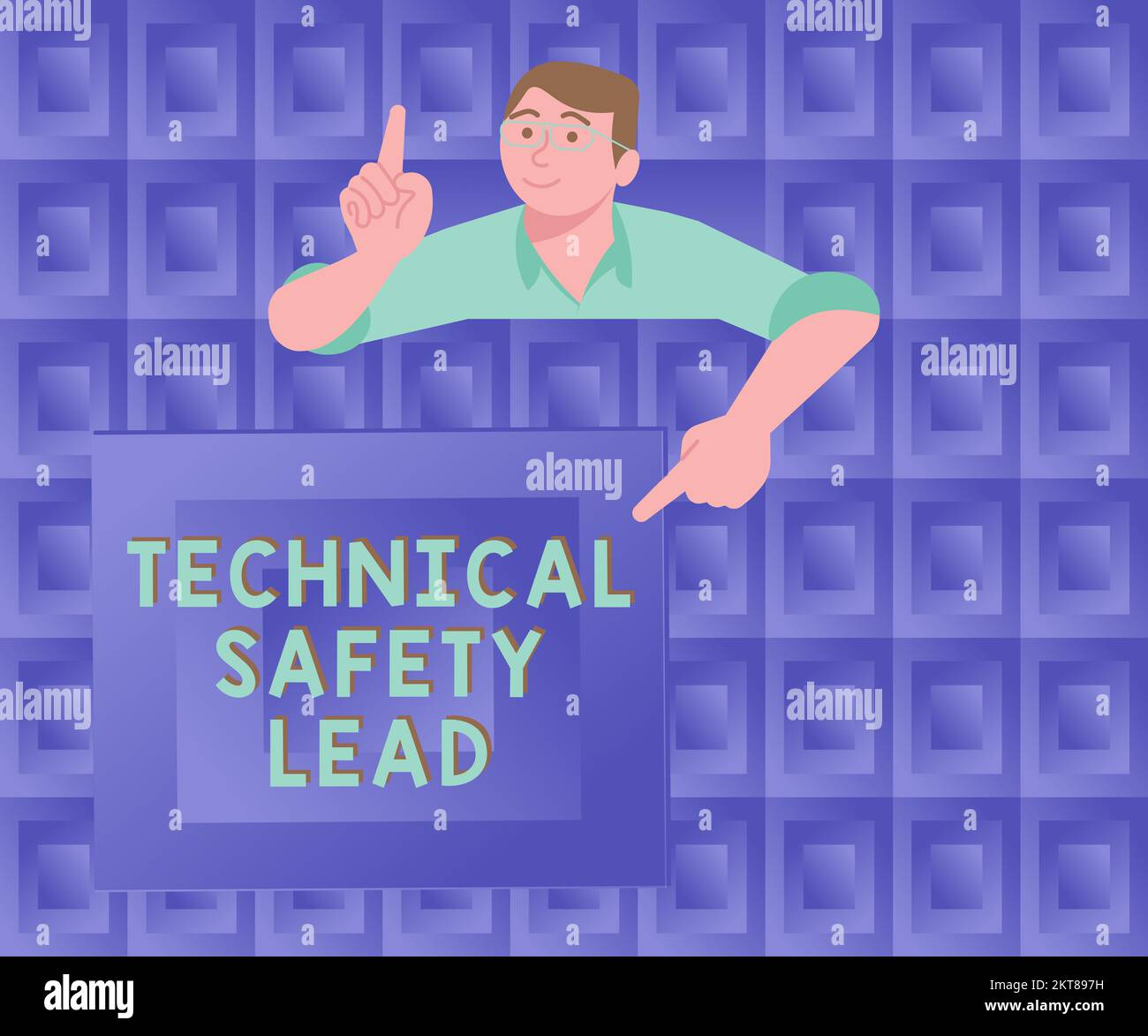 Hand writing sign Technical Safety Lead, Concept meaning Maintain
