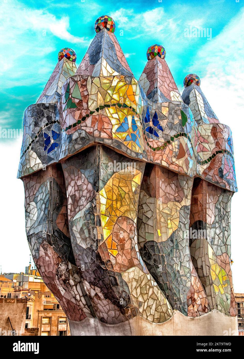 The Colourful Architecture Of Antoni Gaudi At Casa Batllo Passeig De the-colourful-architecture-of-antoni-gaudi-at-casa-batllo-passeig-de