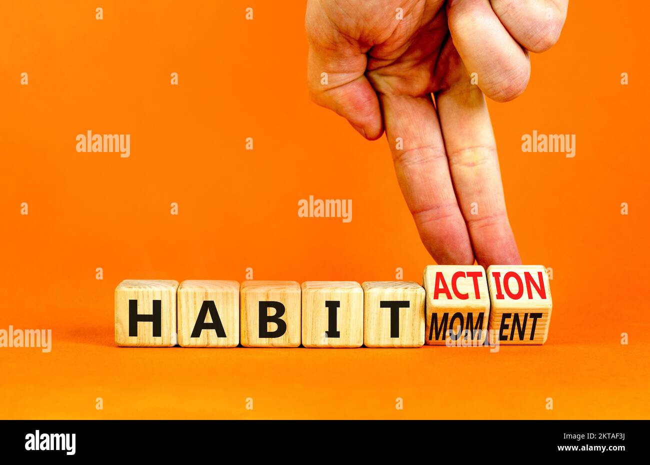 Habit action hi-res stock photography and images - Alamy