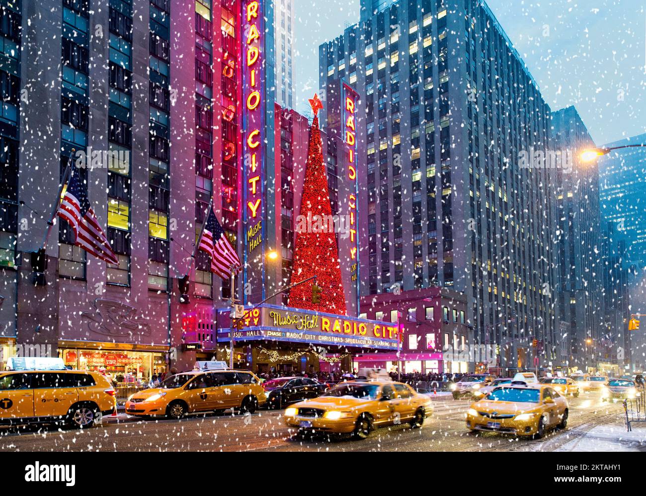 Radio City, New York City,New York,USA Stock Photo