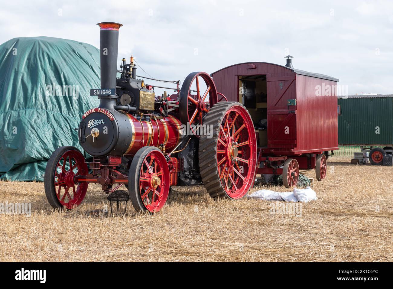 Tarrant Hinton.Dorset.United Kingdom.August 25th 2022.A 1912 Foden