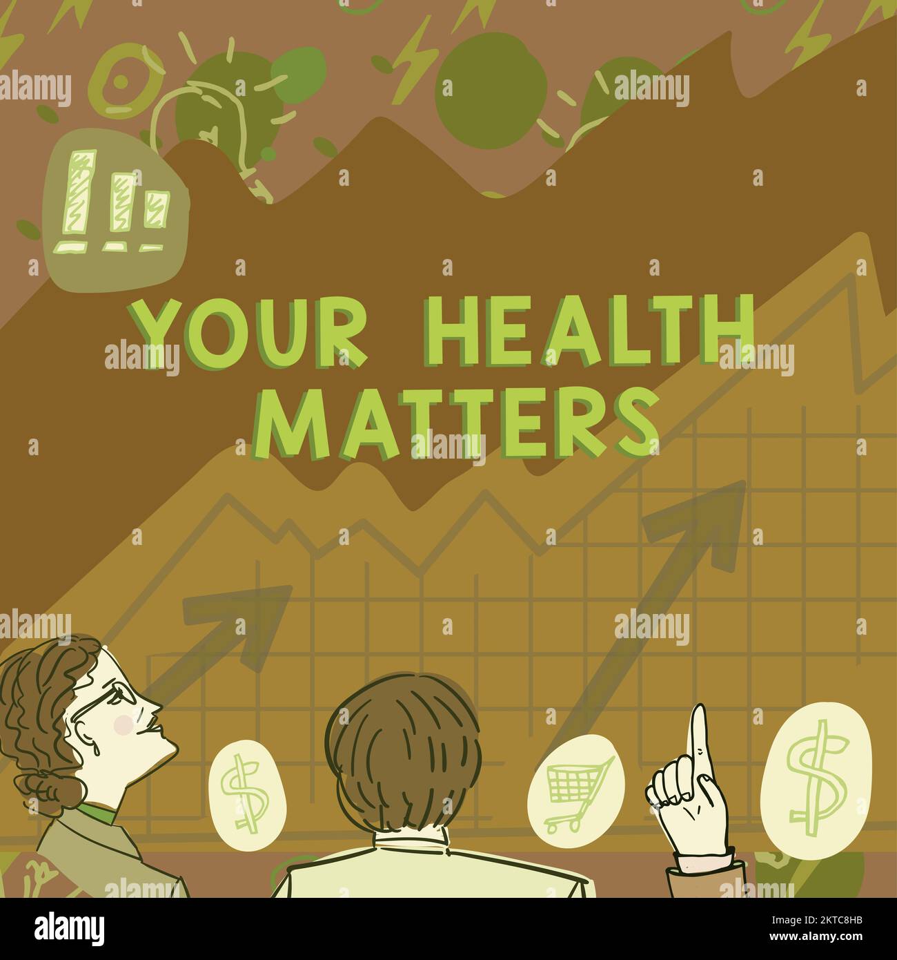 Handwriting text Your Health Matters, Business overview good health is most important among other things Stock Photo