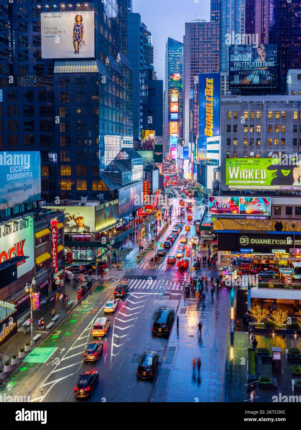 Times Square, Manhatten,New York City,New York,USA Stock Photo