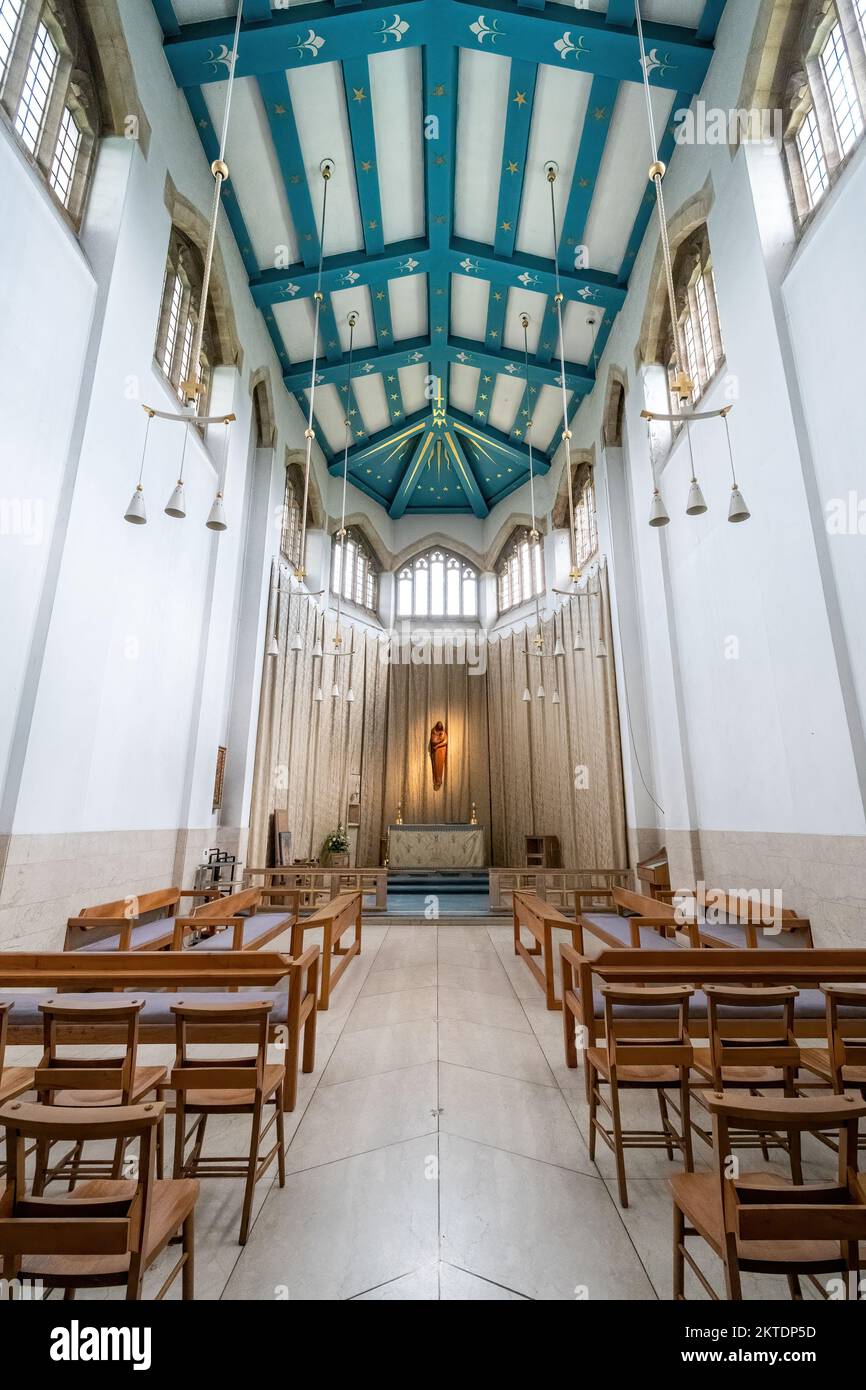 The Lady Chapel inside Guildford Cathedral, Surrey, England, UK Stock Photo