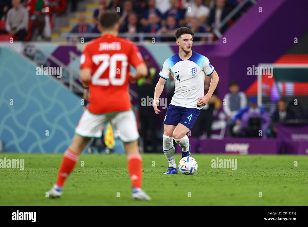 Declan Rice during the FIFA World Cup Qatar 2022 Group B match between ...