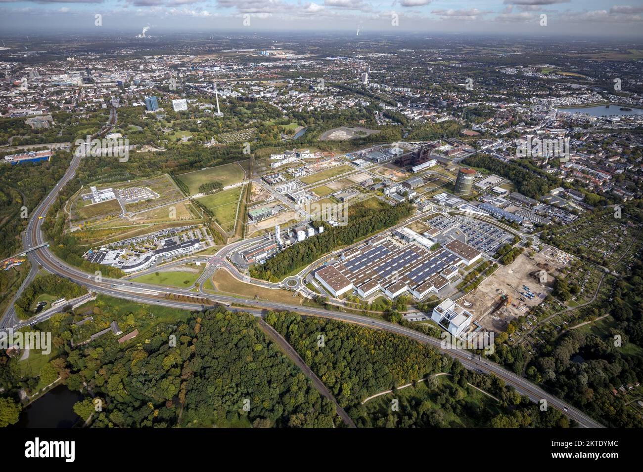 Phoenix west area and hoesch gasometer as well as wilo park hires