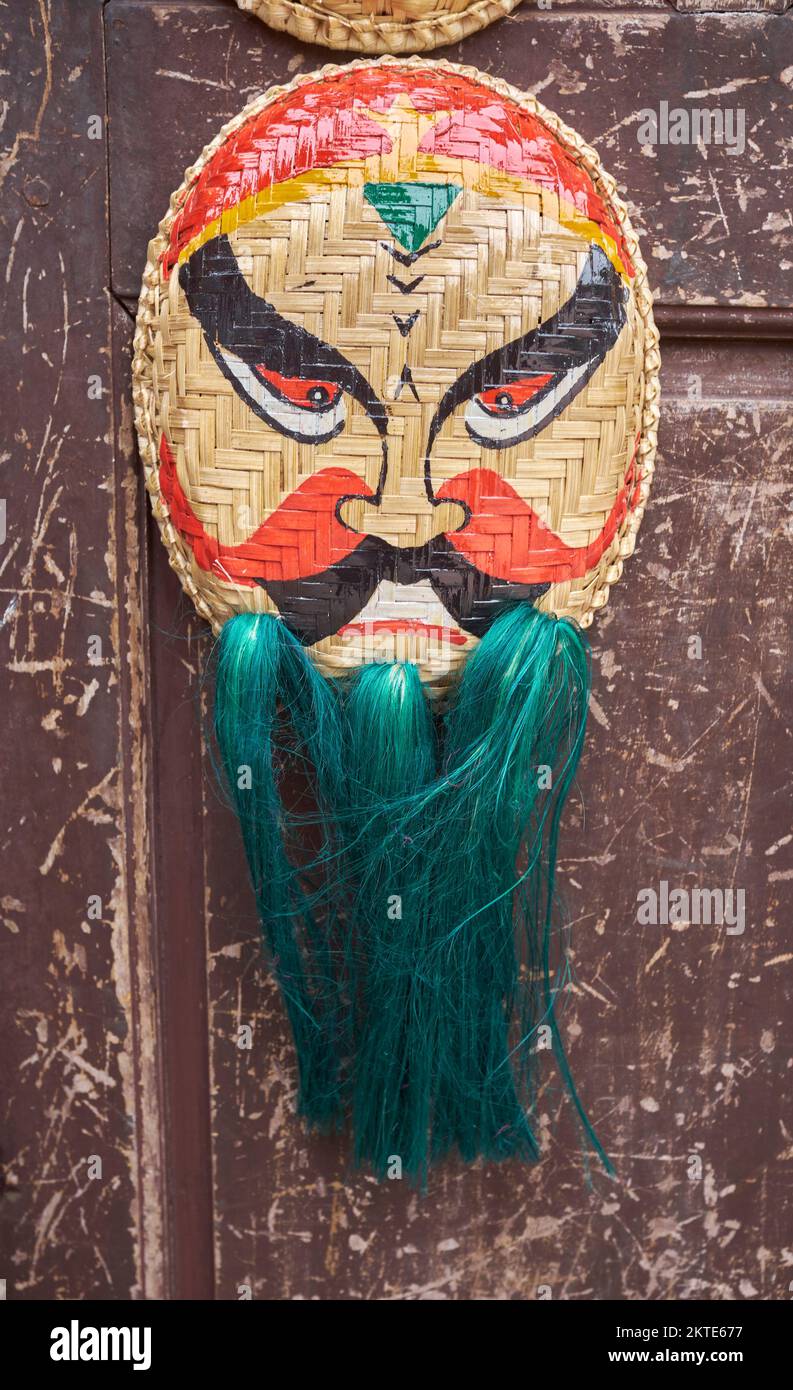 Hand Painted Traditional Mask Hanoi Vietnam Stock Photo Alamy