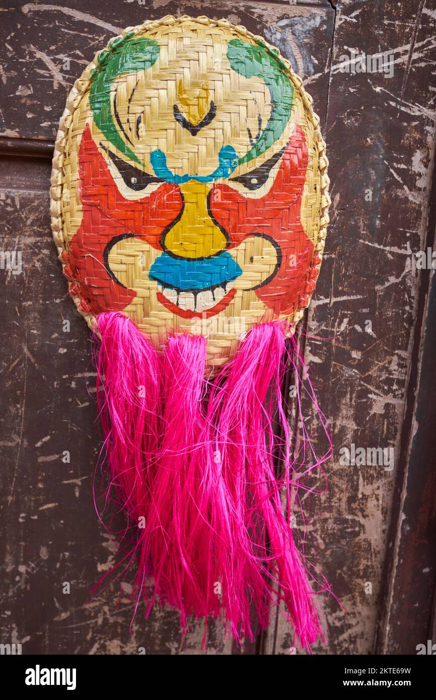 Hand Painted Traditional Mask Hanoi Vietnam Stock Photo Alamy