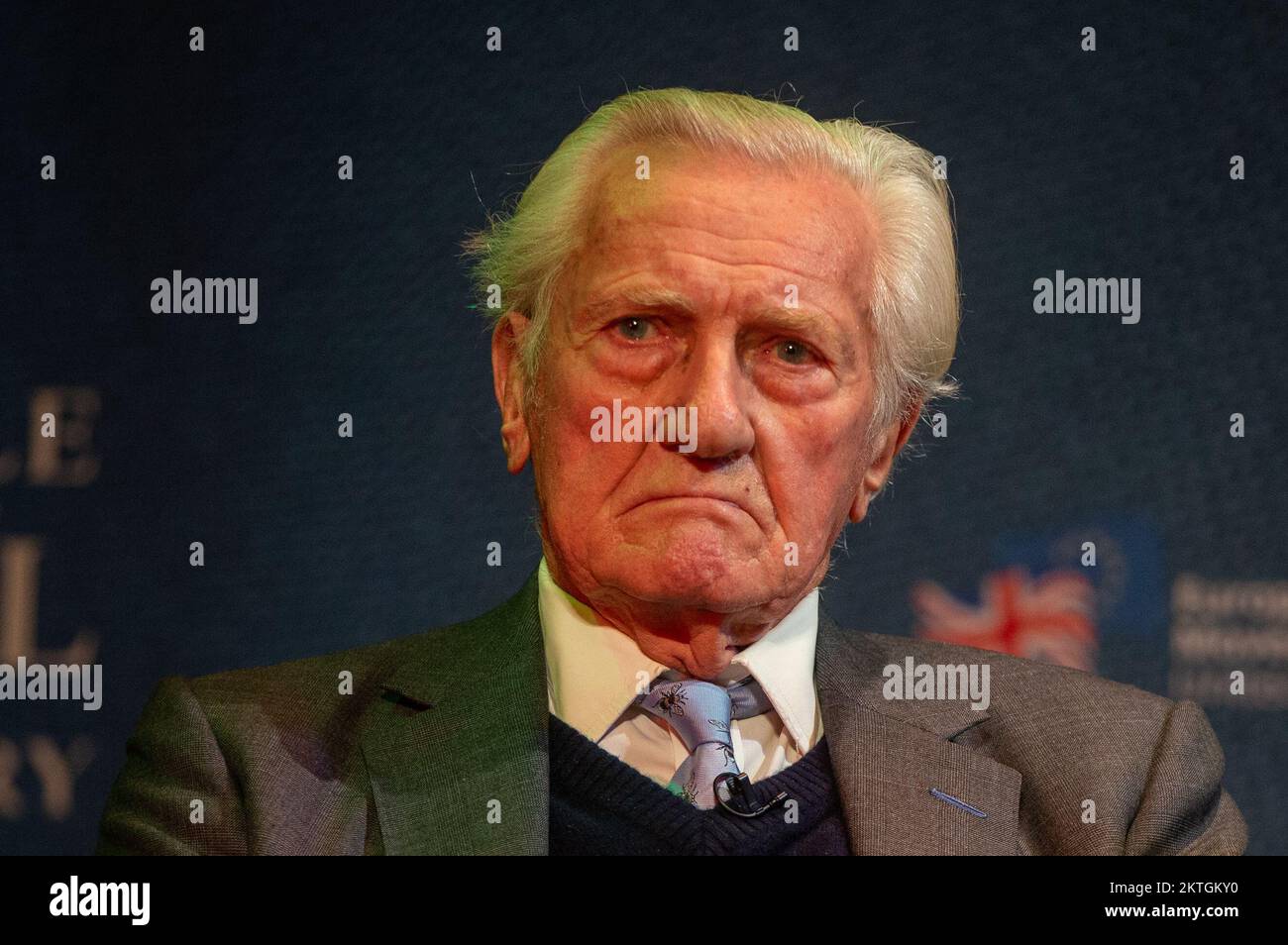 London, England, UK. 29th Nov, 2022. President of European Movement UK Lord MICHAEL HESELTINE is seen during The Big 4 - Battle For The Soul Of The Country event in Magic Circle Theatre. (Credit Image: © Tayfun Salci/ZUMA Press Wire) Stock Photo