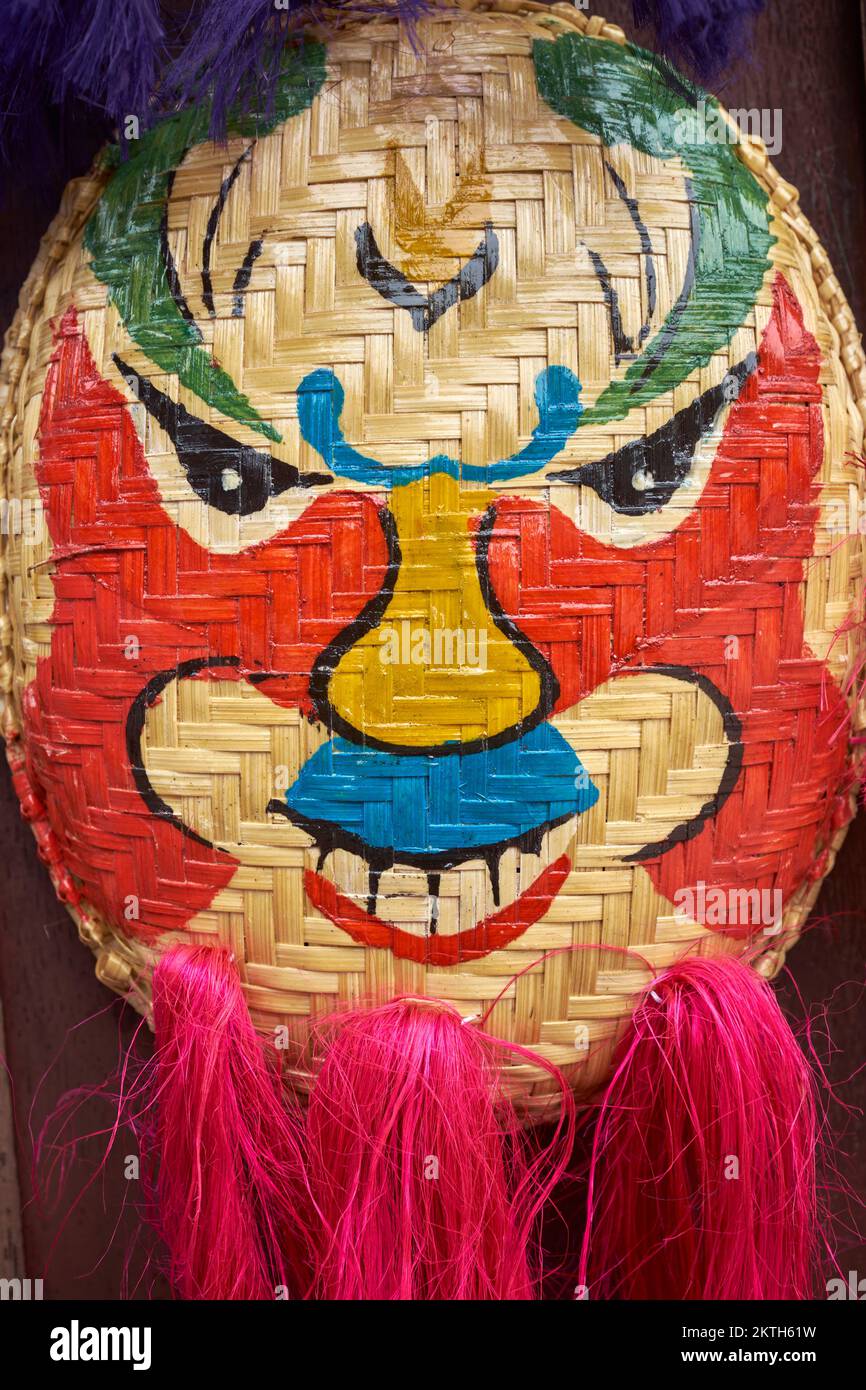 Hand Painted Traditional Mask Hanoi Vietnam Stock Photo Alamy