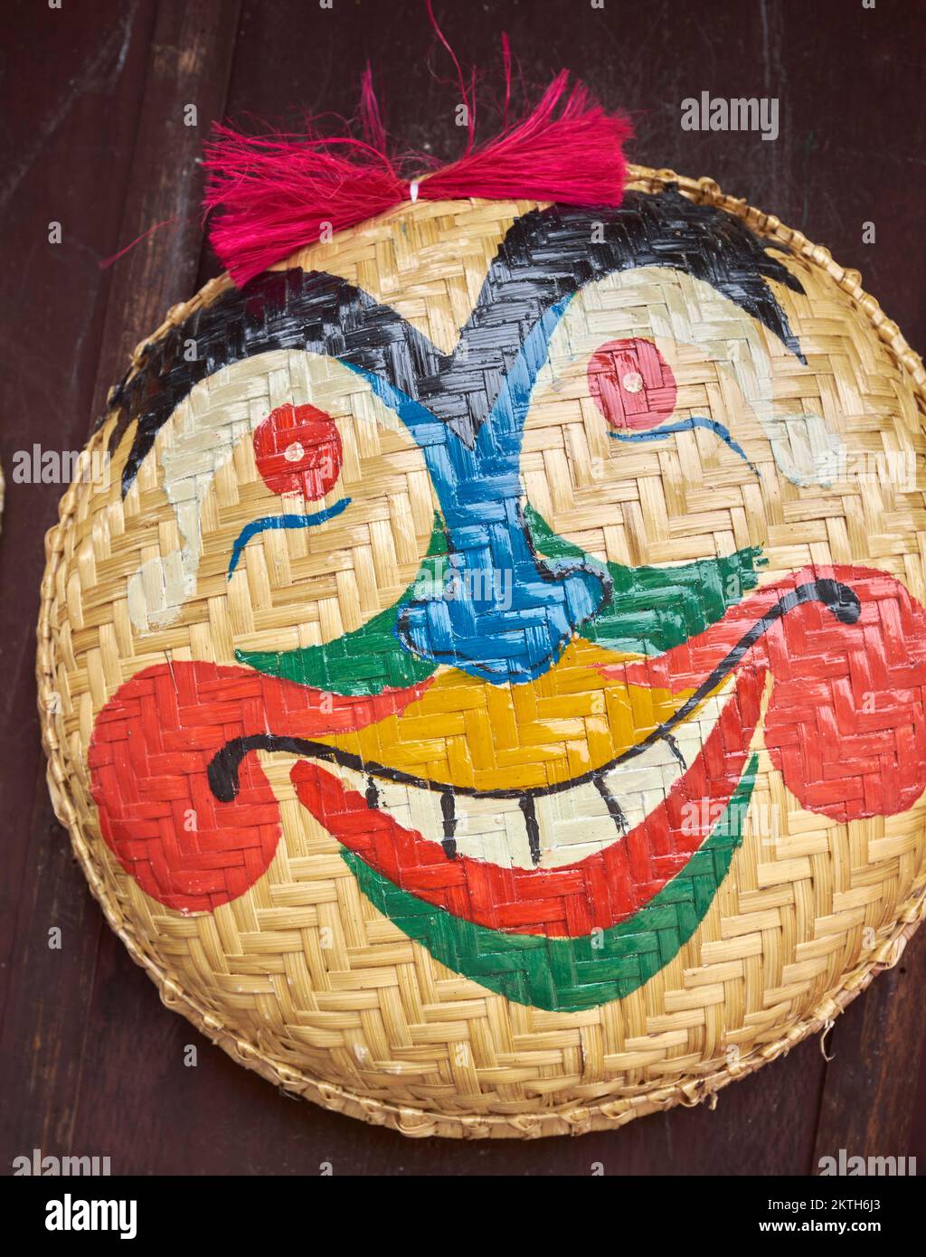 Hand Painted Traditional Mask Hanoi Vietnam Stock Photo Alamy
