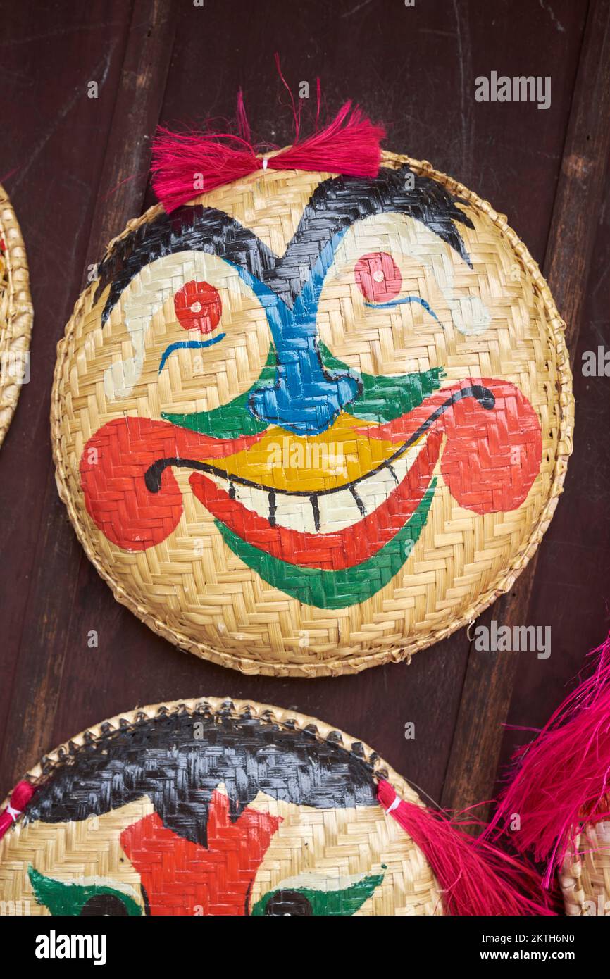 Hand Painted Traditional Mask Hanoi Vietnam Stock Photo Alamy