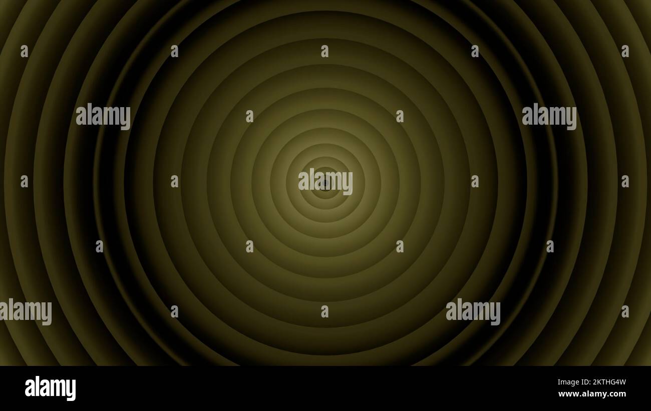 Concentric rings moving on the screen. Design. Radio waves, radar or sonar  animation Stock Photo - Alamy
