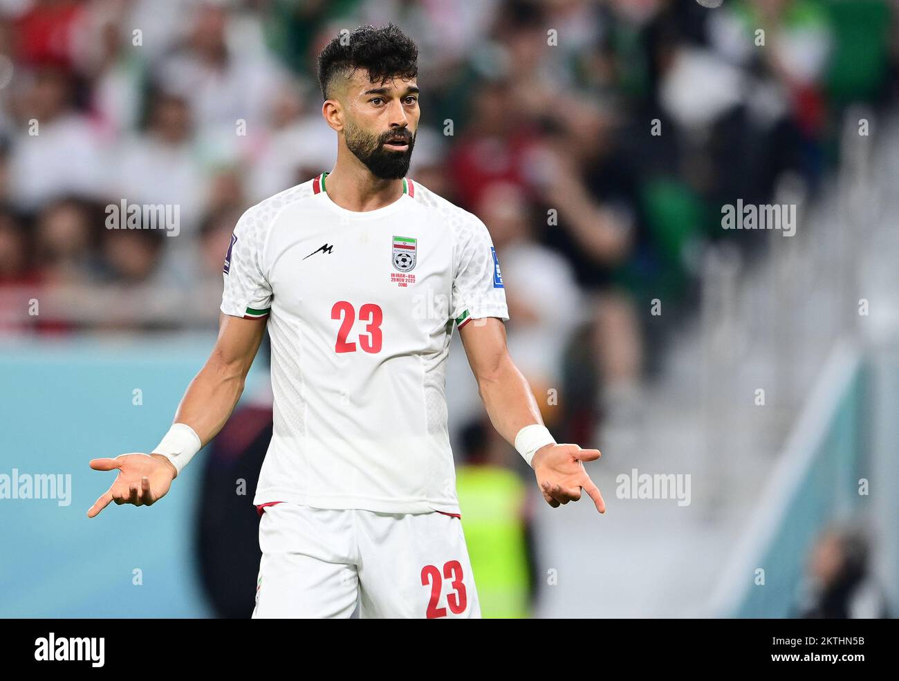 Ramin Rezaeian (Iran)Doha, 29.11.2022, FIFA Fussball WM 2022 in Katar ...