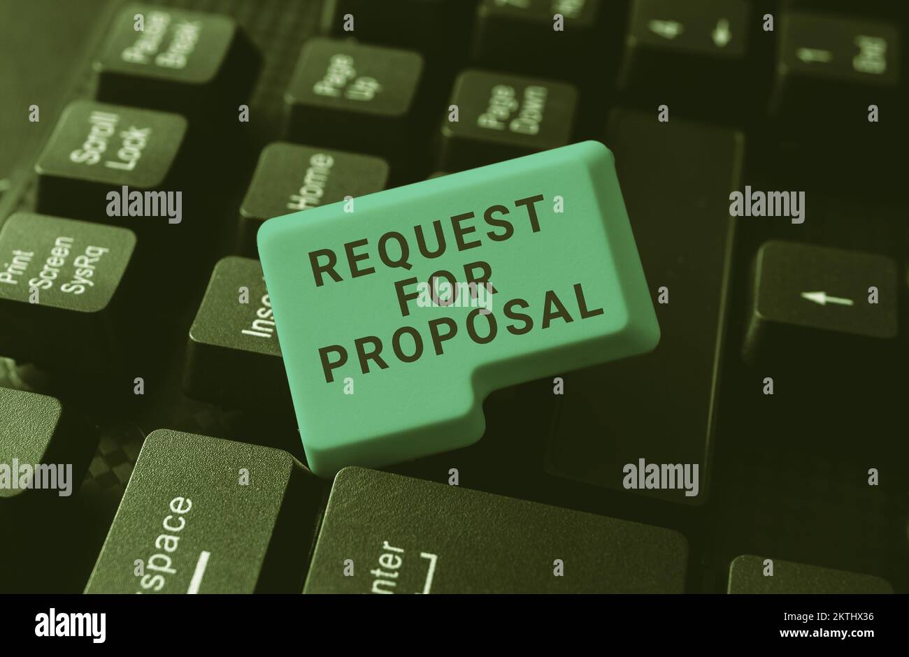 Hand writing sign Request For Proposal, Business approach document ...