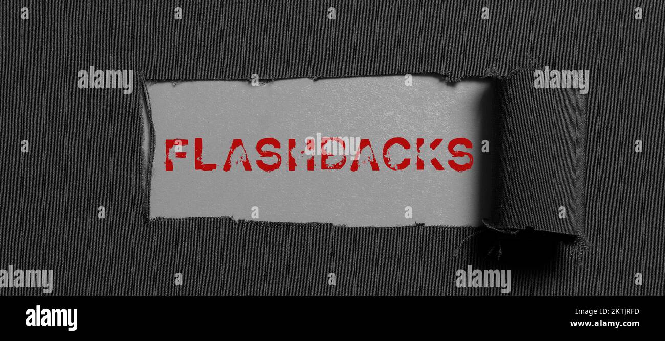 Text showing inspiration Flashbacks, Business idea interruption of ...