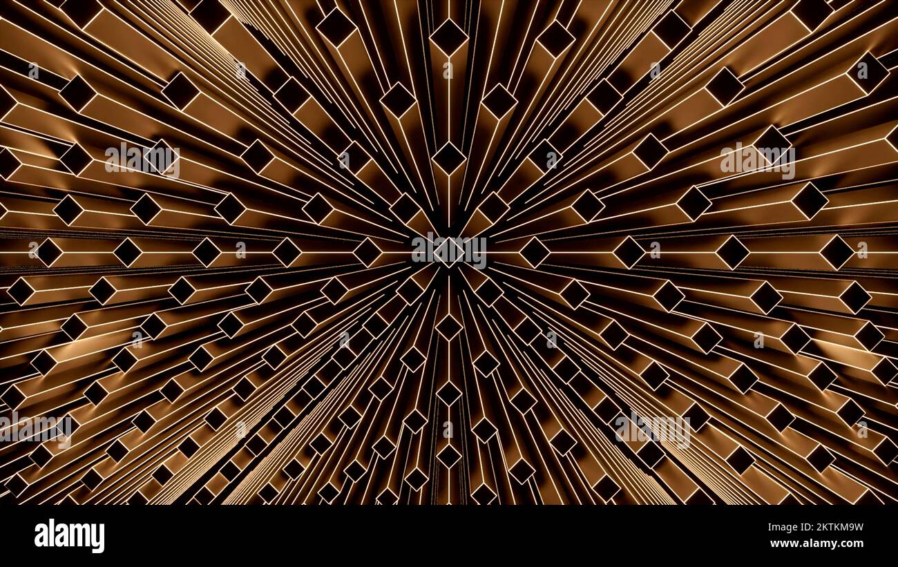 Abstract dynamic animated wave moving structure of colorful columns or ...