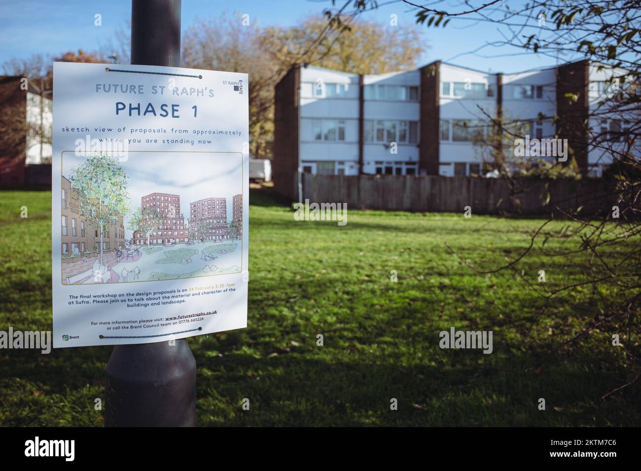 Post War Housing Estate 'St Raphaels' in Neasden, has been earmarked