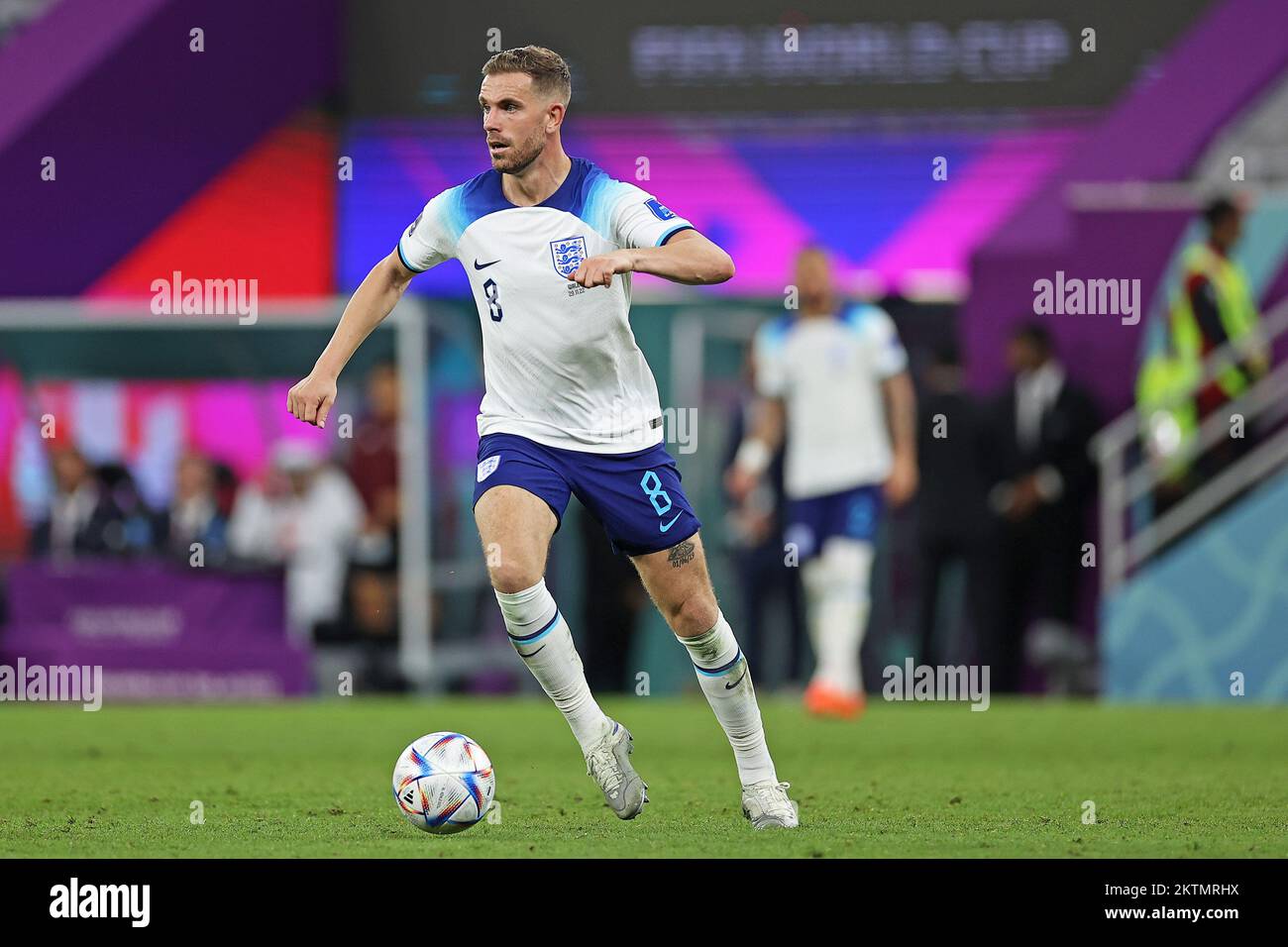 Doha, Qatar. 29th Nov, 2022. Jordan Henderson of England, during the match between Wales and England, for the 3rd round of Group B of the FIFA World Cup Qatar 2022, Ahmad bin Ali Stadium this Tuesday 29. 30761 (Heuler Andrey/SPP) Credit: SPP Sport Press Photo. /Alamy Live News Stock Photo