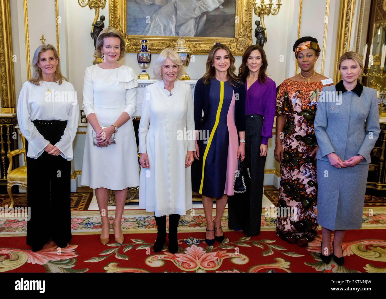 Crown of queen mary and queen camilla hires stock photography and