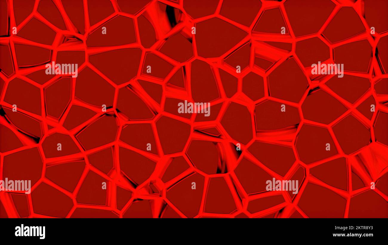 Red hexagonal wave pattern background hi-res stock photography and ...
