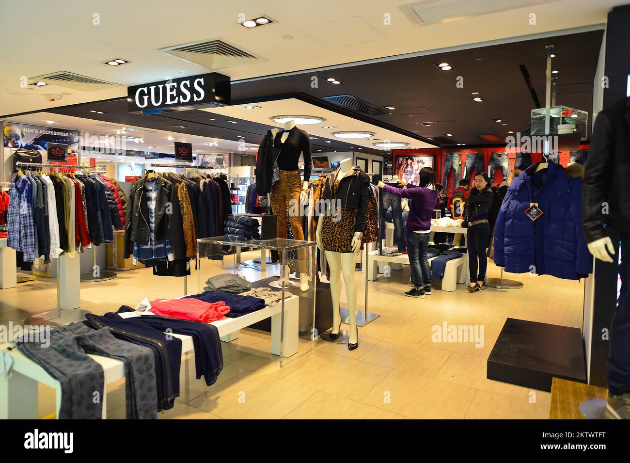 HONG KONG - JANUARY 26, 2016: design of Givenchy store at Elements Shopping  Mall. Givenchy is a luxury French brand of haute couture clothing, accesso  Stock Photo - Alamy
