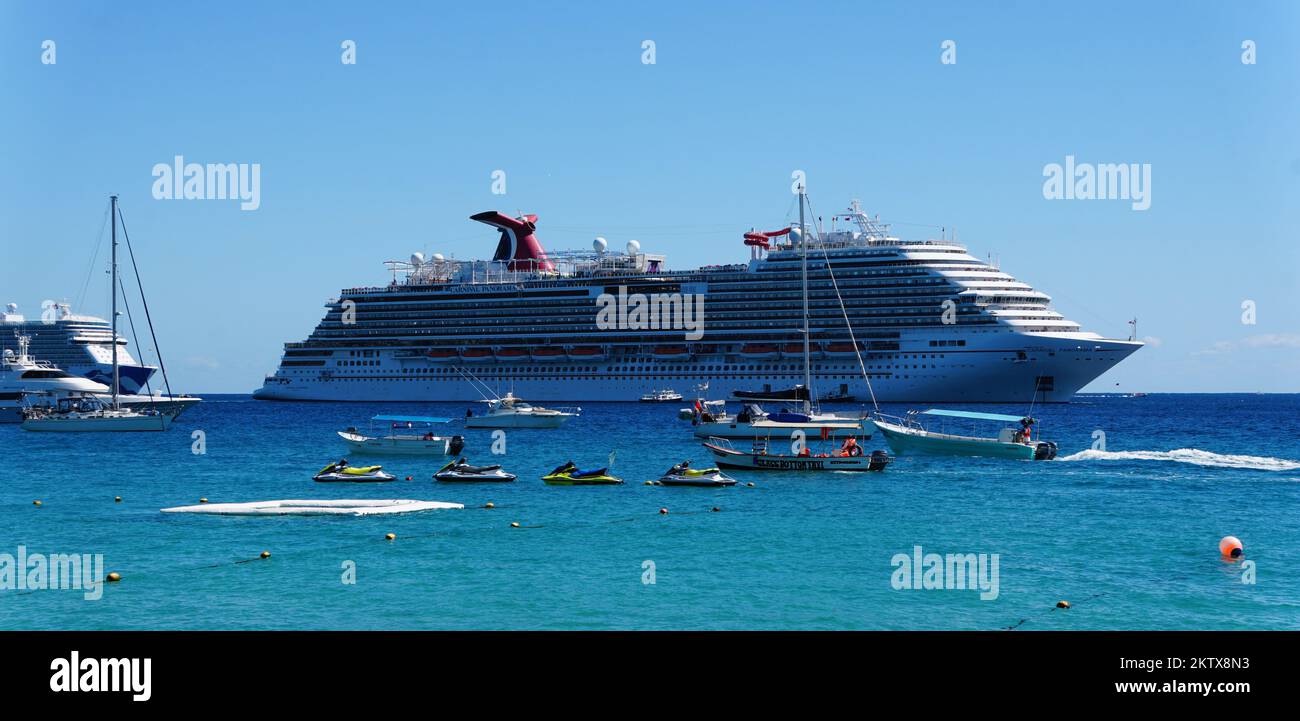 Cabo San Lucas, Mexico - November 7, 2022 - The view of the cruise ship ...
